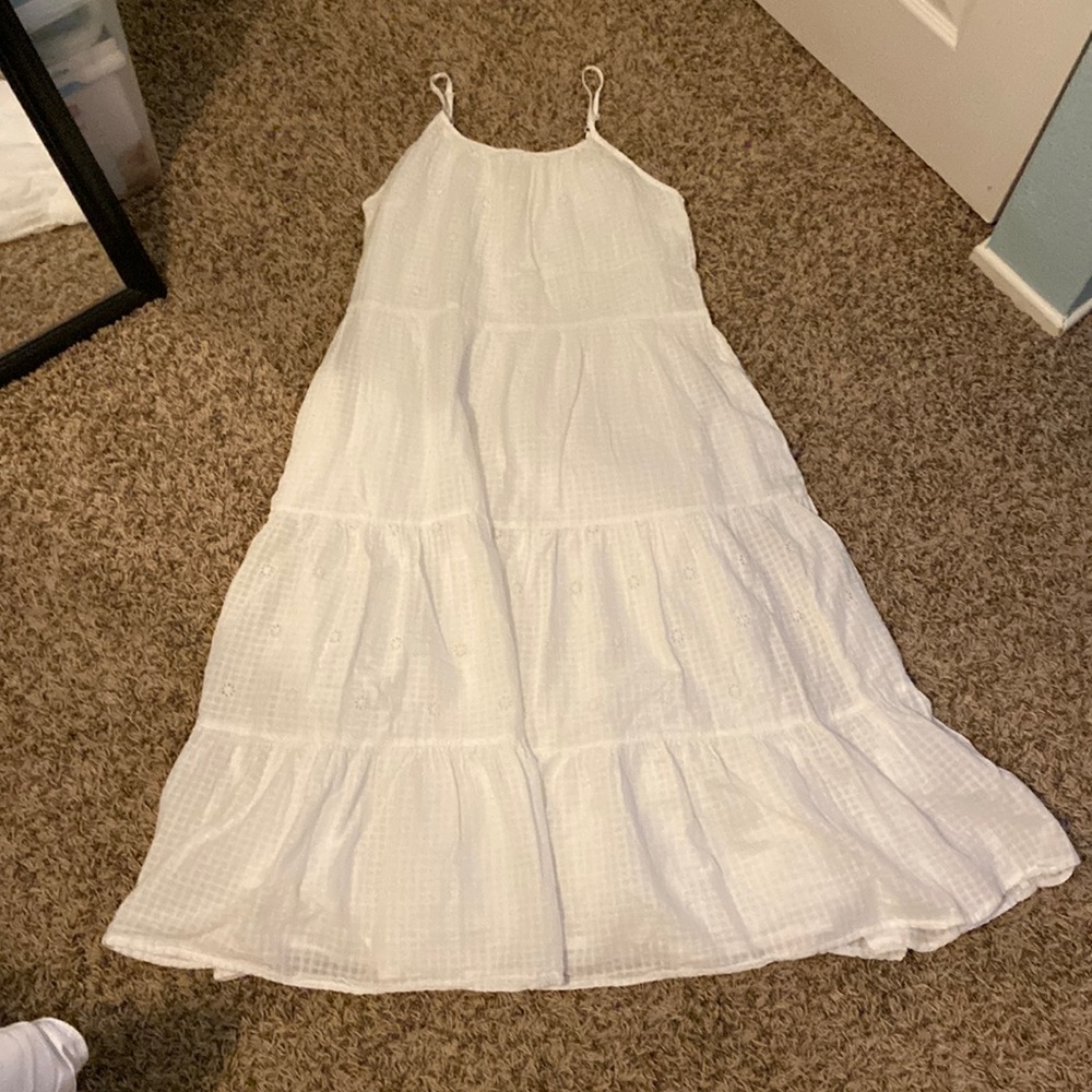 White Midi Dress